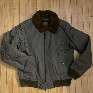 Ralph Lauren Men's Olive Bomber Jacket size Medium